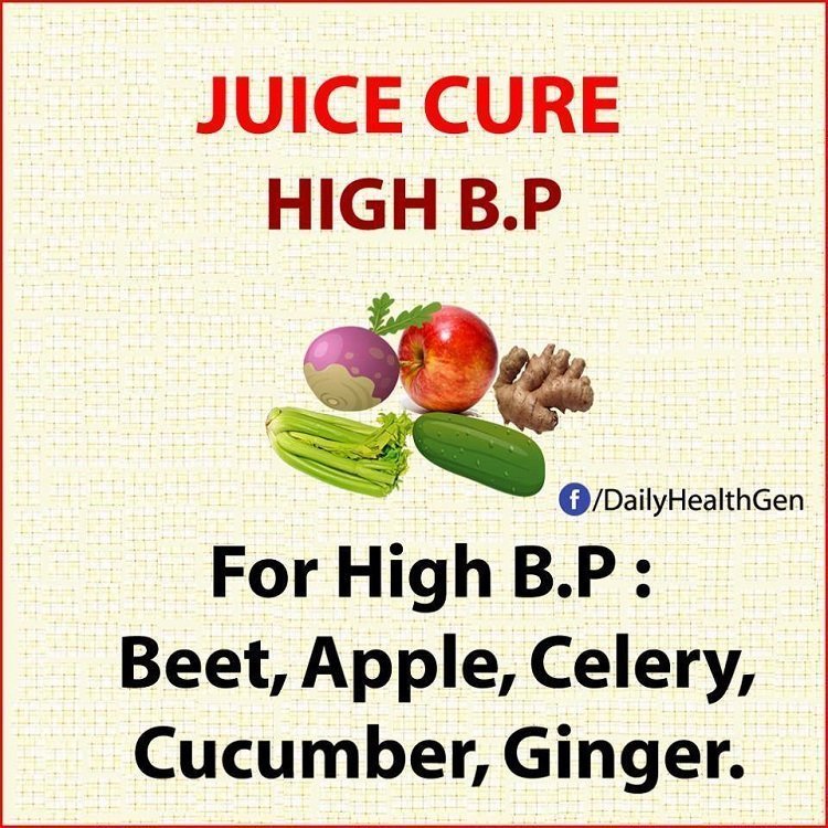 juice cure high bp