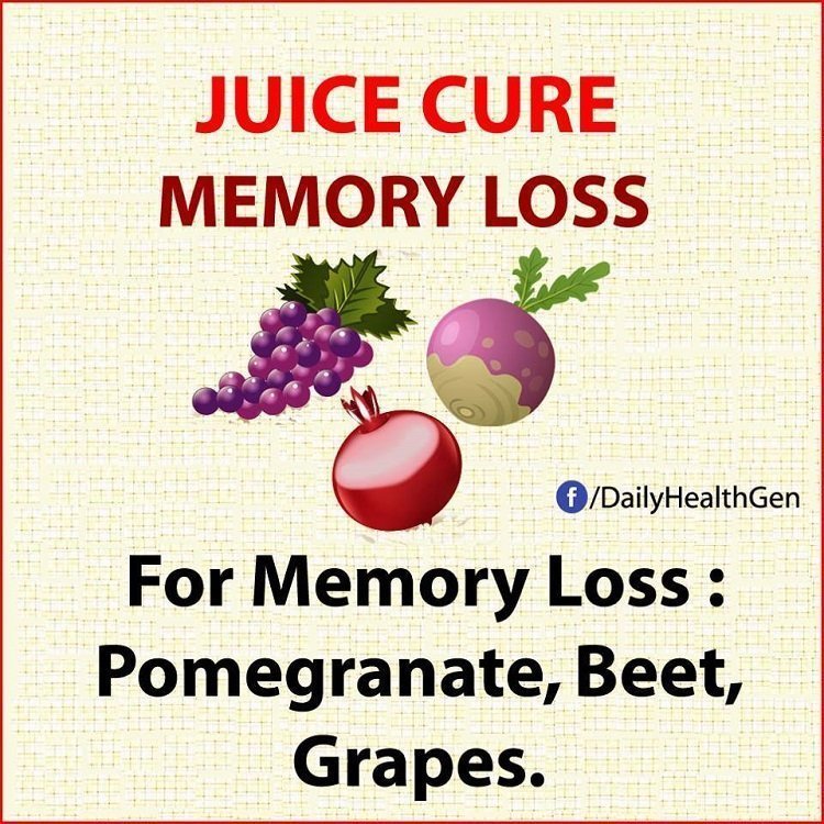 juice cure memory loss