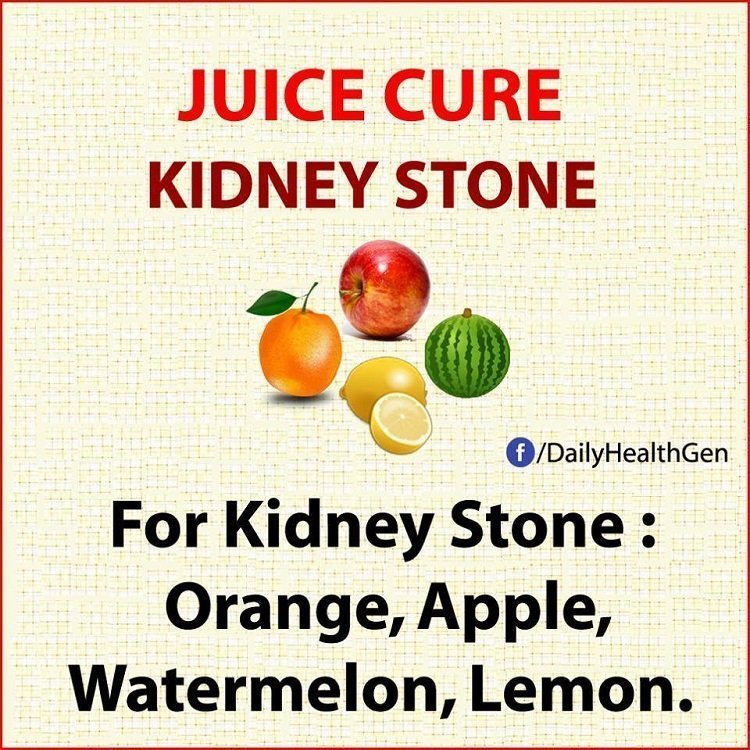 juice cure kidney stone