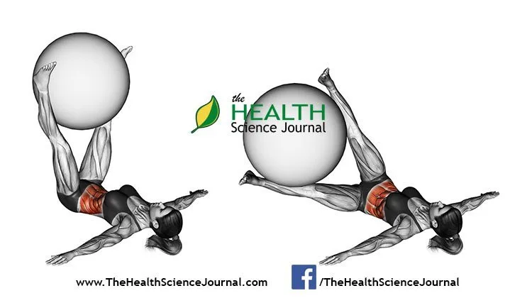 © Sasham | Dreamstime.com - Fitball exercising. Pendulum legs with fitball. Female