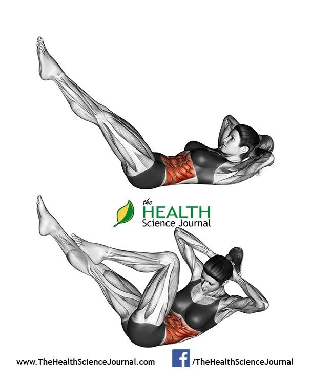 © Sasham | Dreamstime.com - Fitness exercising. Twisting body like bicycle. Female