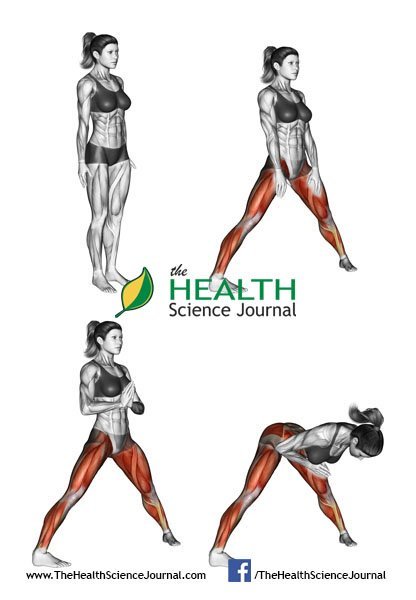 © Sasham | Dreamstime.com - Yoga exercise. Stand Spread Leg Forward Fold. Female
