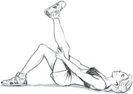 The hamstring floor stretch