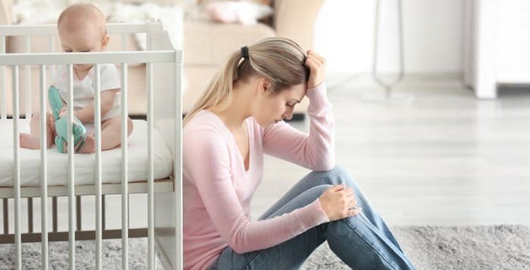 young mother depression