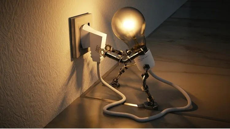 electricity idea light