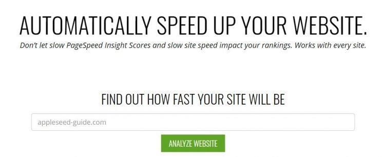 Site Speed app