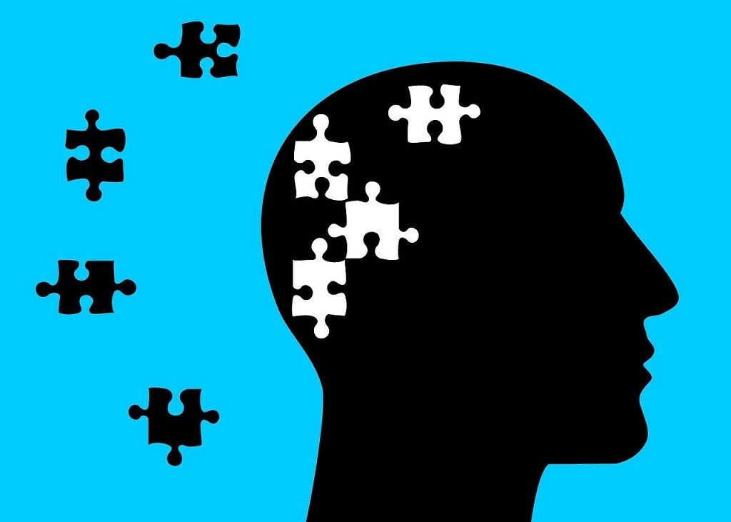 Alzheimer's dementia head brain