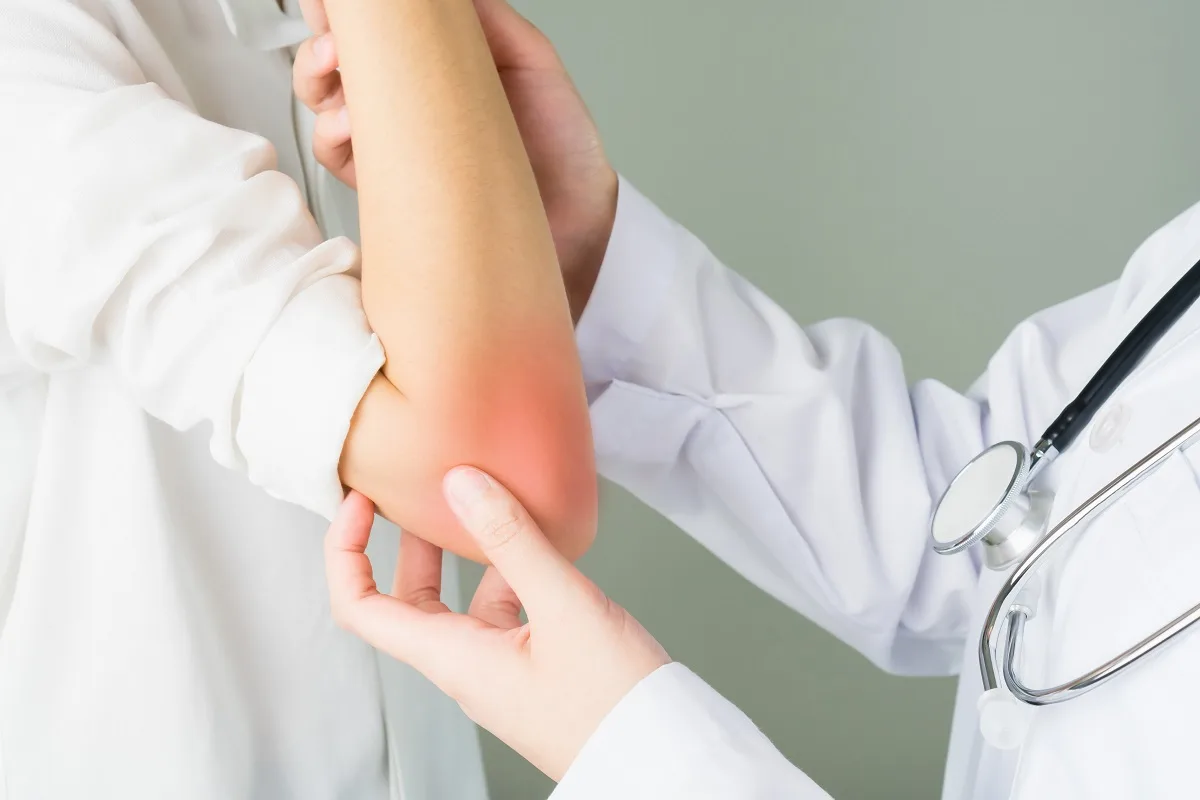 Doctor is checking