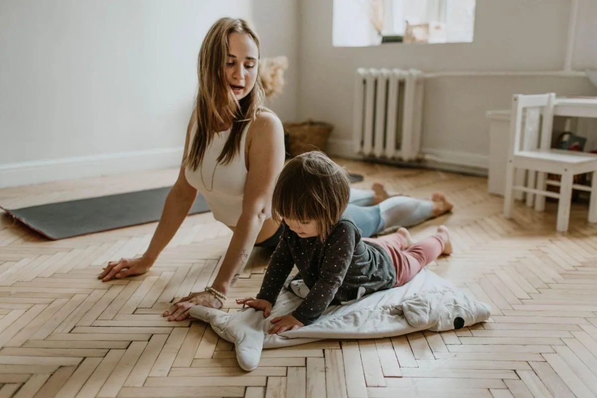 Exercise child mother